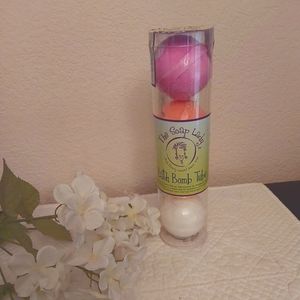 🌺 NWT The Soap Lady Citrus Collection Bath Bomb Tube